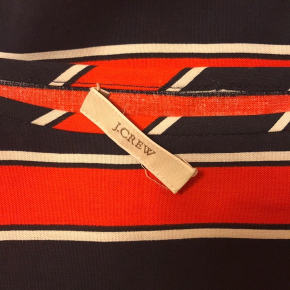 NWOT J Crew Silk Gondola Striped Boxy Top, Small - Picture 6 of 7
